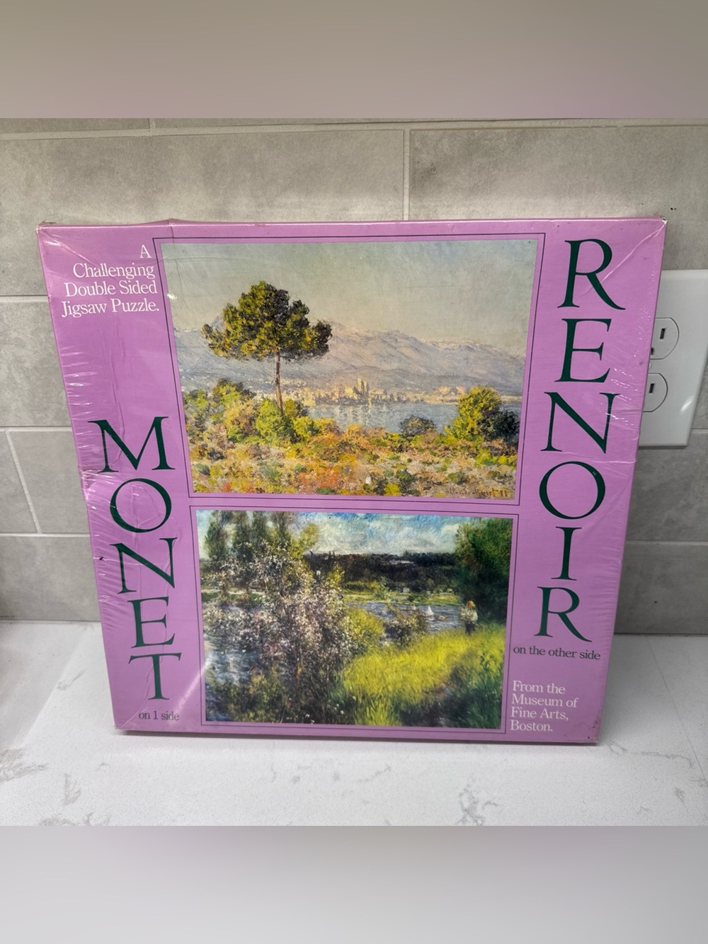Monet & Renoir Double-Sided Art Puzzle Museum of Fine Arts sealed new